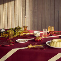 OIVA Marimekko Tiara tallrik 13,5 cm, vit/guld