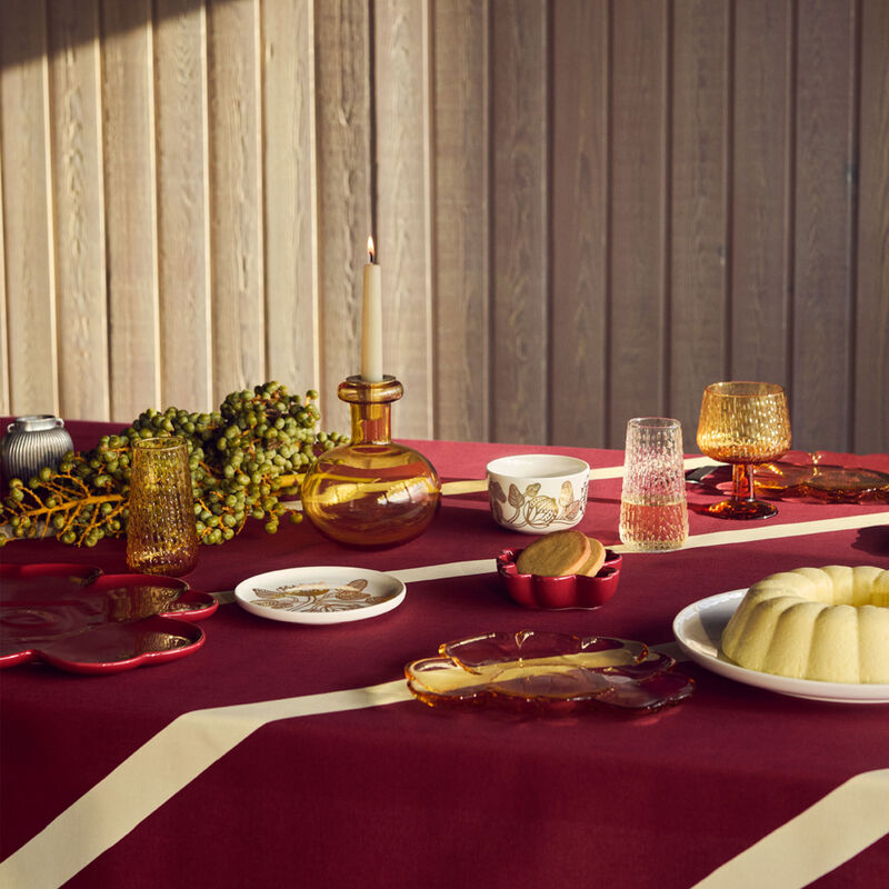 Tiara Tallerken 13,5 cm, hvid/guld