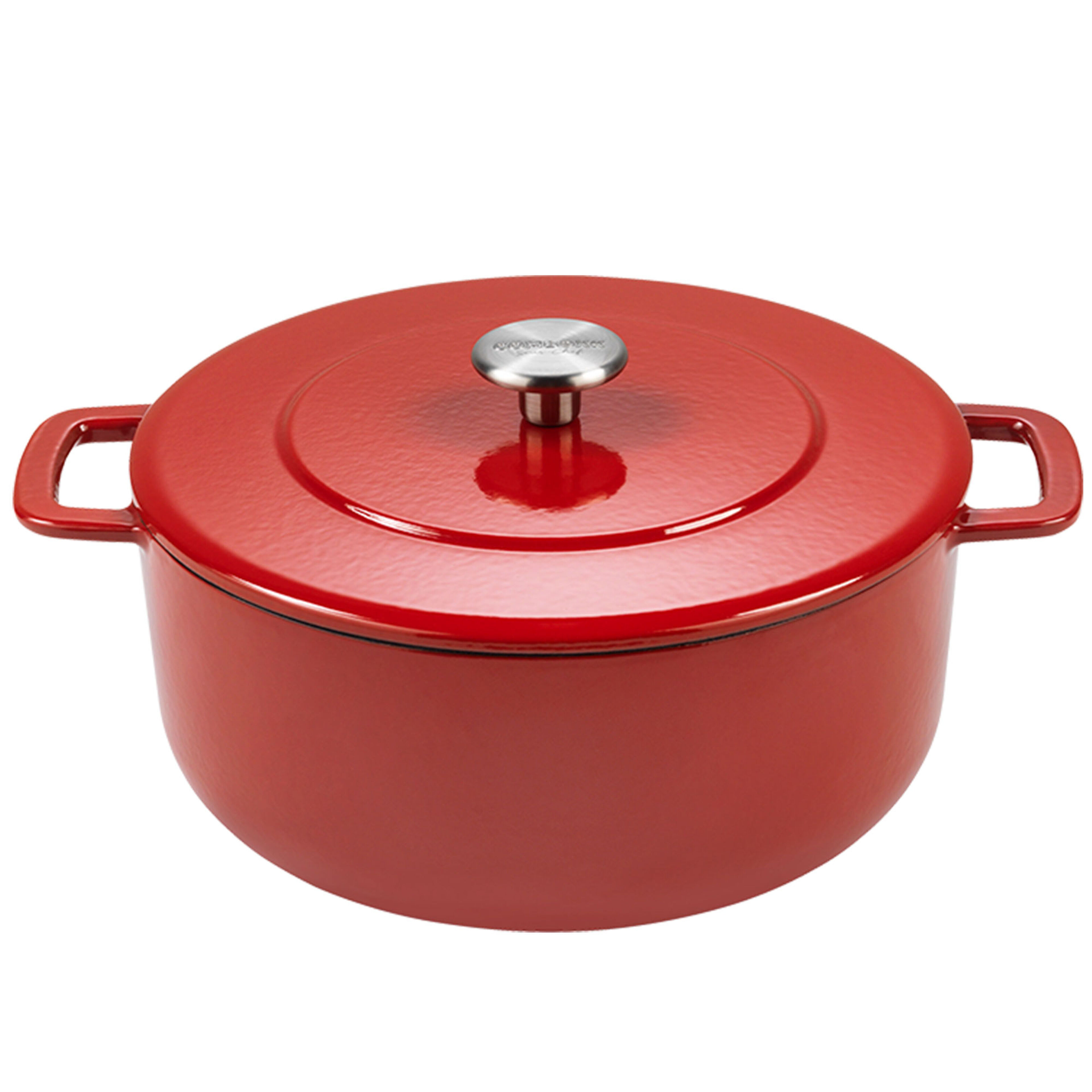 Combekk Støpejernsgryte med lokk 24 cm / 3,8 liter, cherry