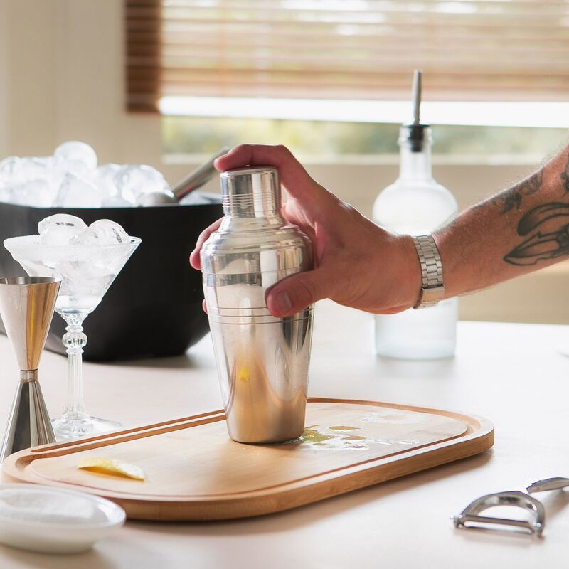 Shaker 3 dele, rustfrit stål