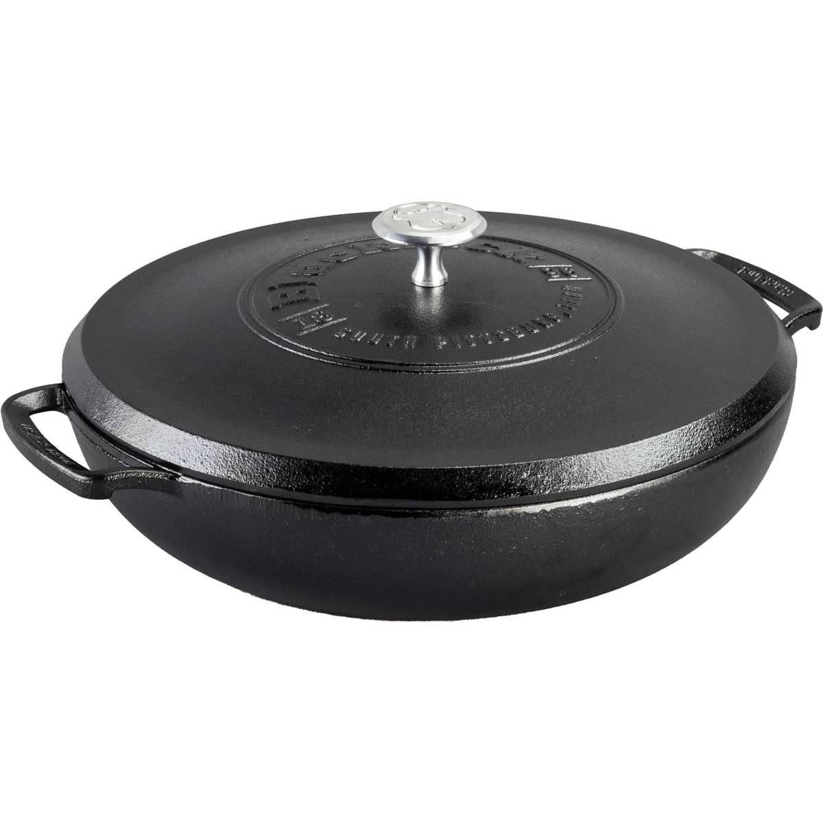 Blacklock Paistinpannu kannella, 30 cm, valurautaa