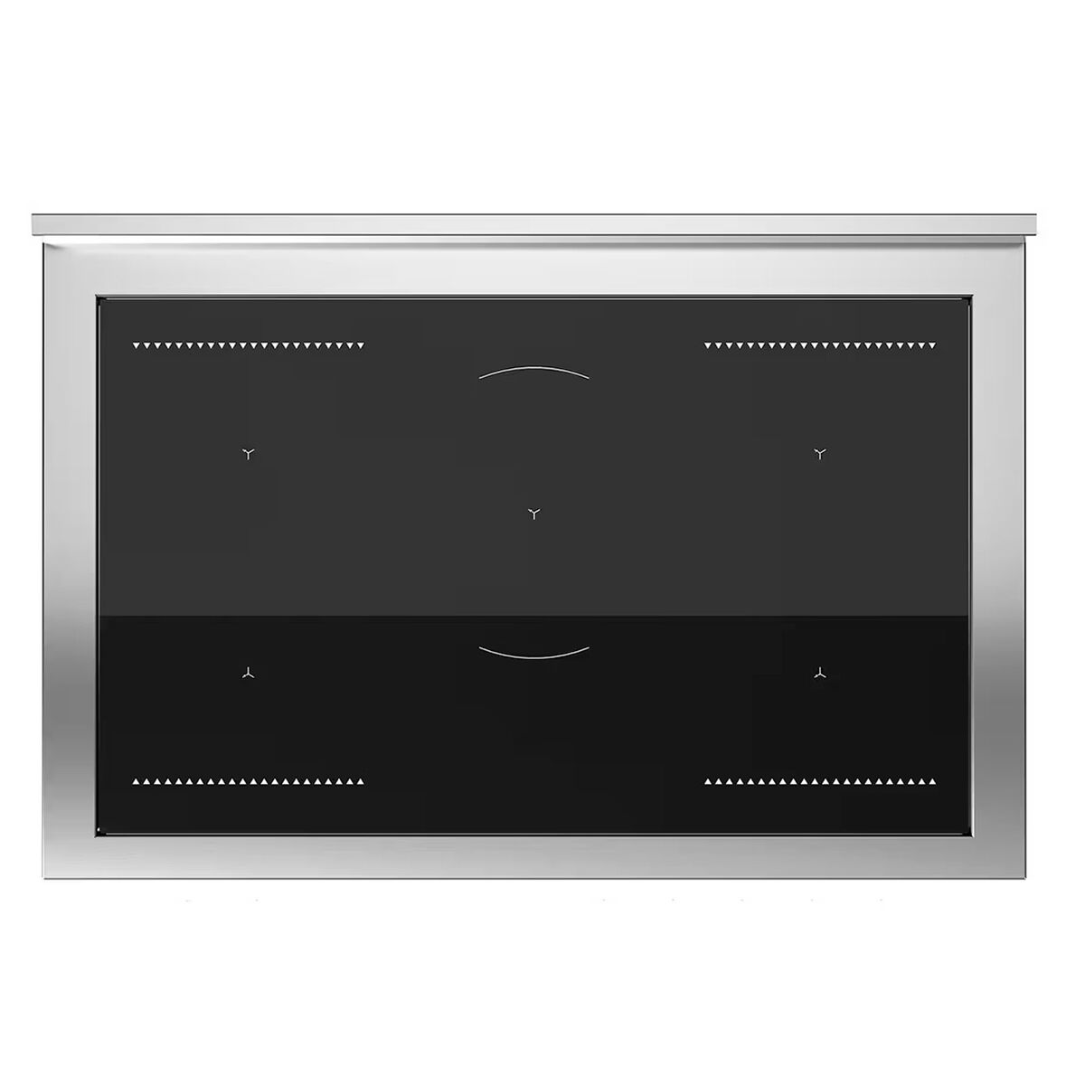 Heritage vitvarupaket 90 cm, matt svart/rostfritt stål