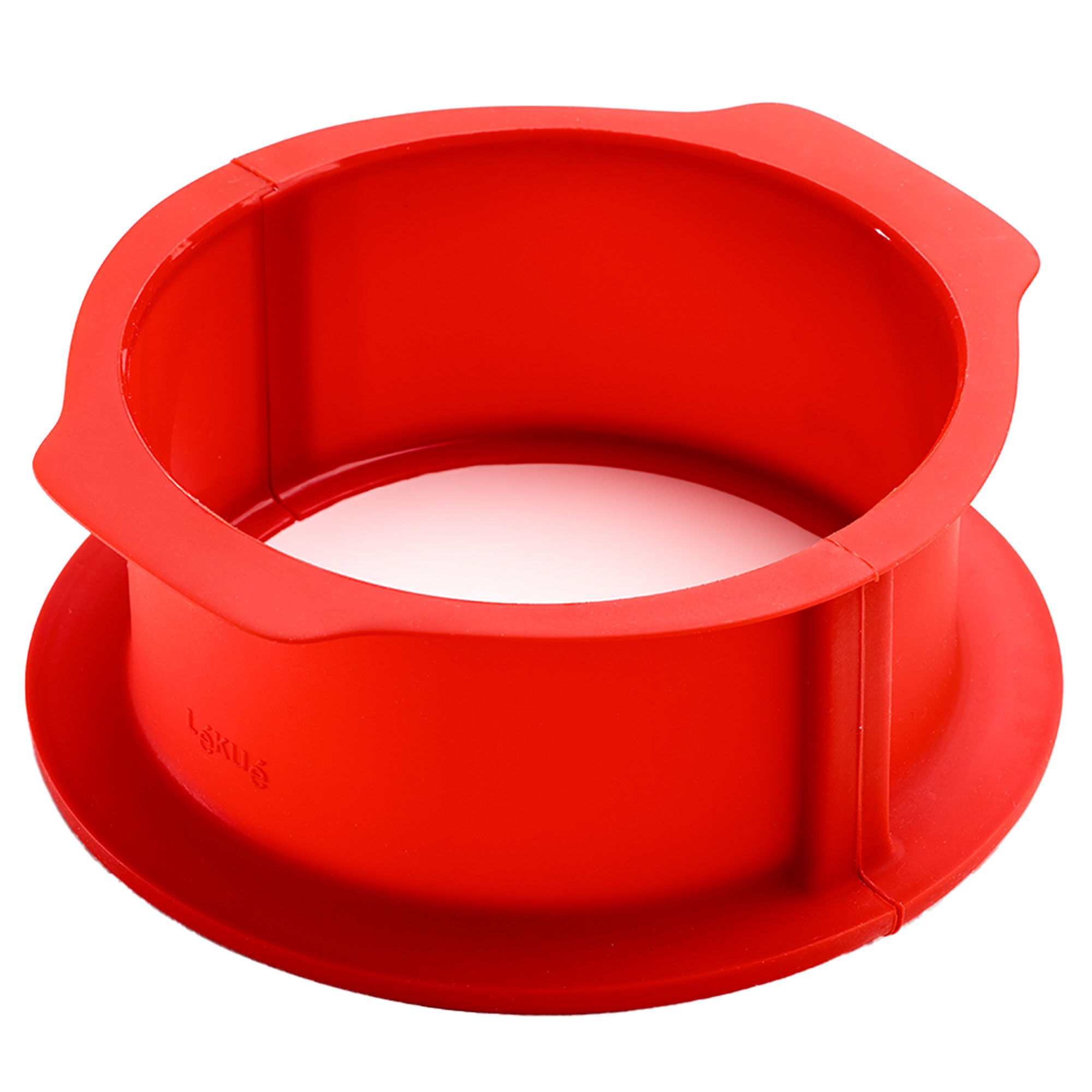 Lékué Charlotte springform med tallerken Ø18 cm, rød