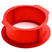 Charlotte springform med tallrik 18 cm, röd