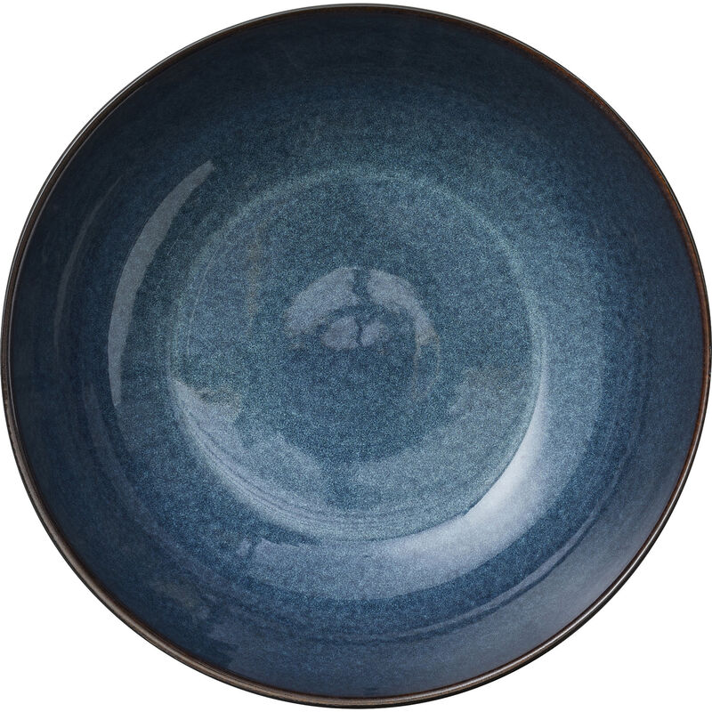 Salladsskål Svart Mörkblå