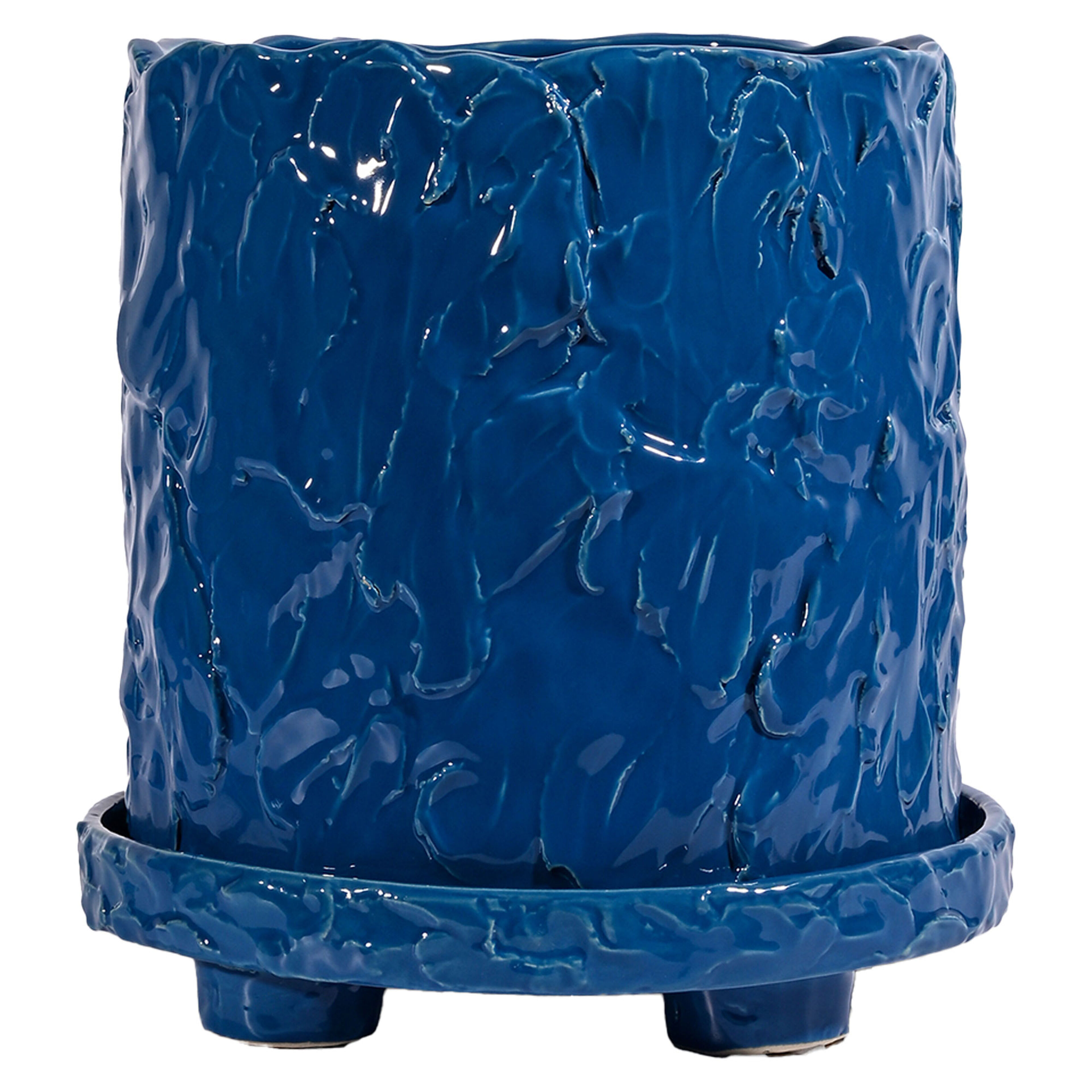 Muddy L kruka 23 x 23,5 cm, blå