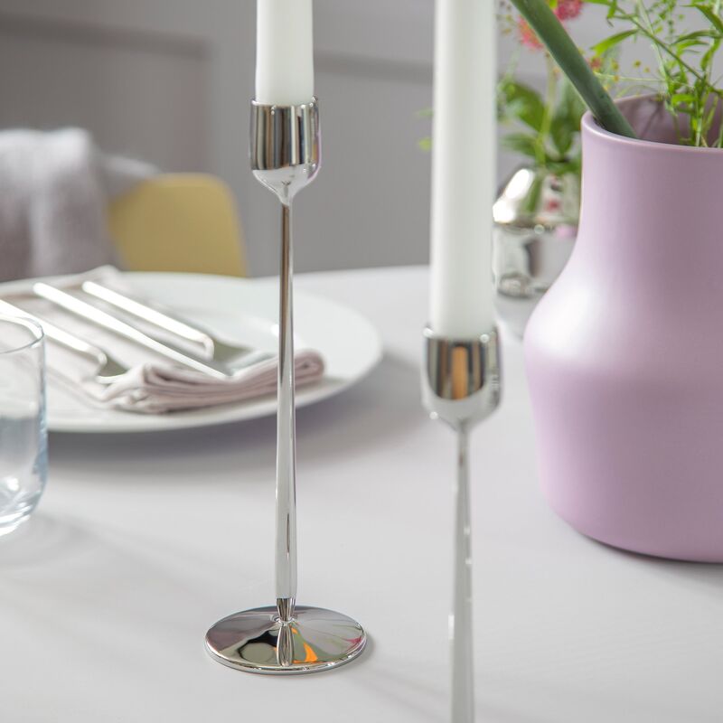 Dorotea lysestake 7x23,5 cm, blank stål