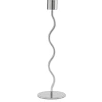 Curved lysestage 26 cm, rustfrit stål