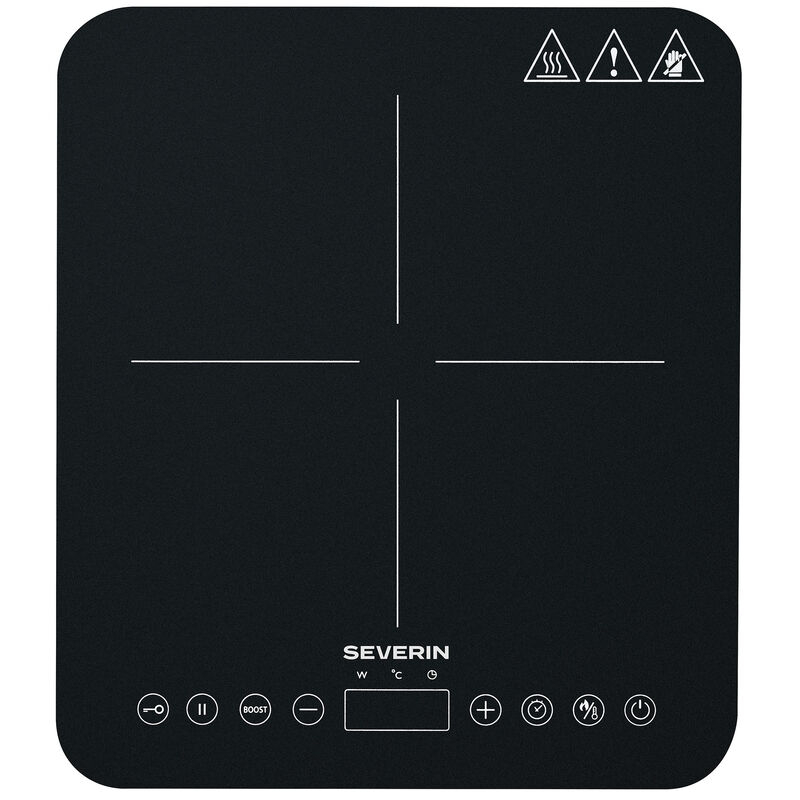 KP 1025 induktionsplatta 1 zon, svart