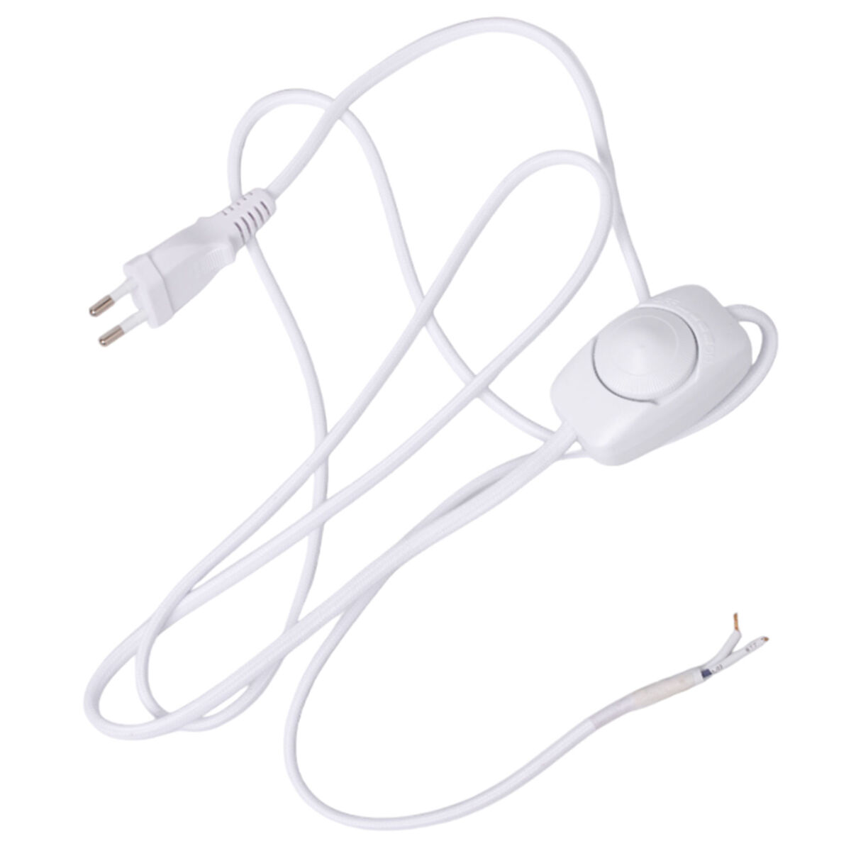 Edgeform seinäjohto himmentimellä 2 m, valkoinen