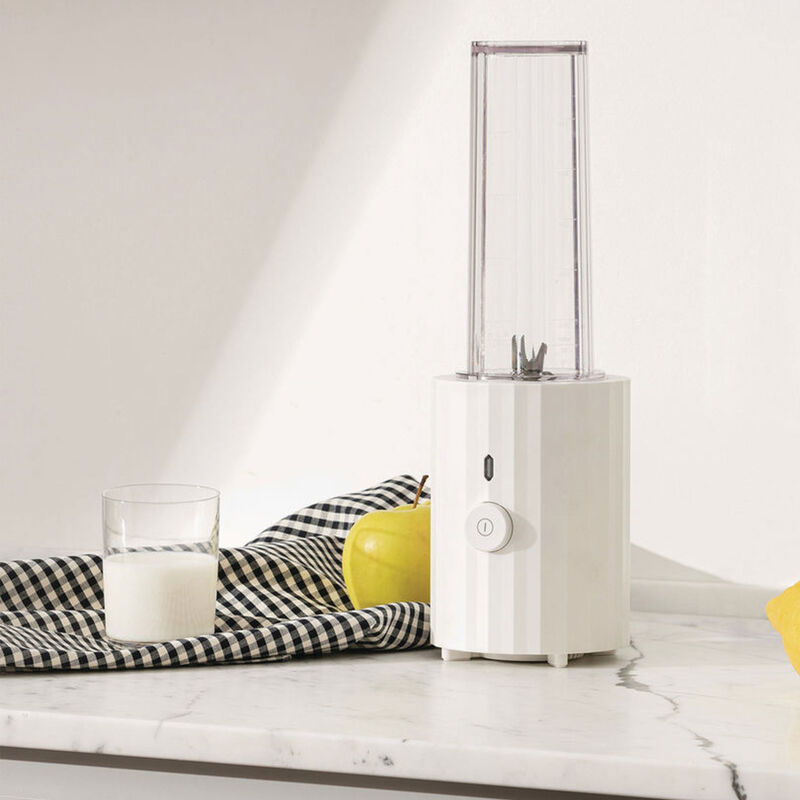 Plissé Personal Blender elektrisk hackare, vit