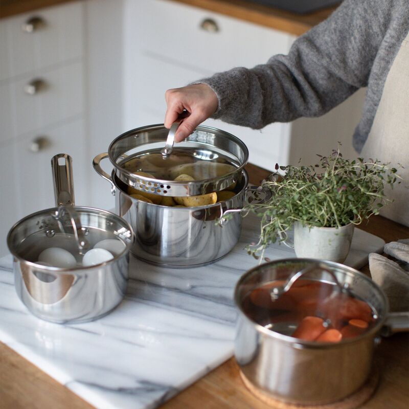 kastrull med glaslock, 1,5 liter