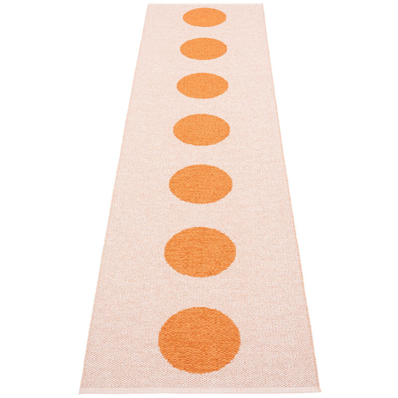Pappelina Vera Pop Tæppe 70x280 cm, orange/pink