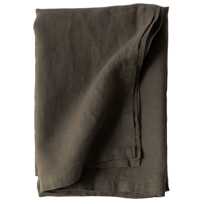 Pellavainen pöytäliina 145x270 cm, taupe