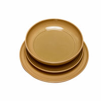 Amare sopptallrik 23 cm, brun