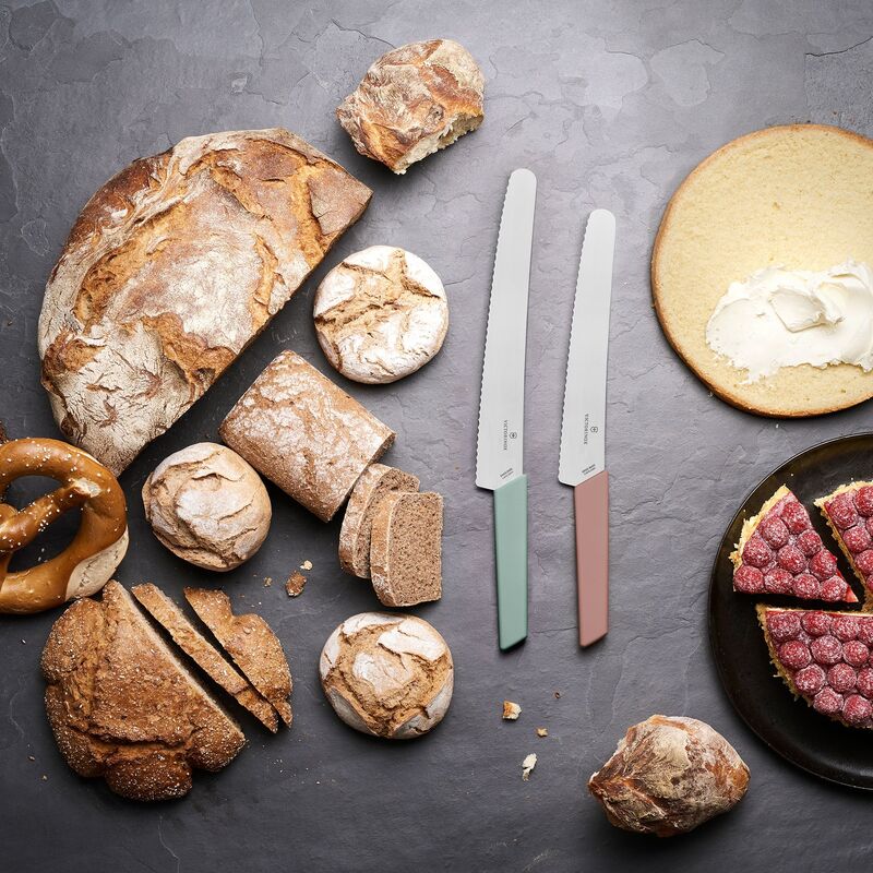 Swiss Modern Leipäveitsi 26 cm, aqua