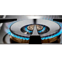 Bertazzoni MAS96L1EXT Master Gaskomfur 90 cm med enkeltovn og 6 brændere, rustfrit stål