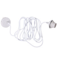 Edgeform E27 takledning 5 m, hvit