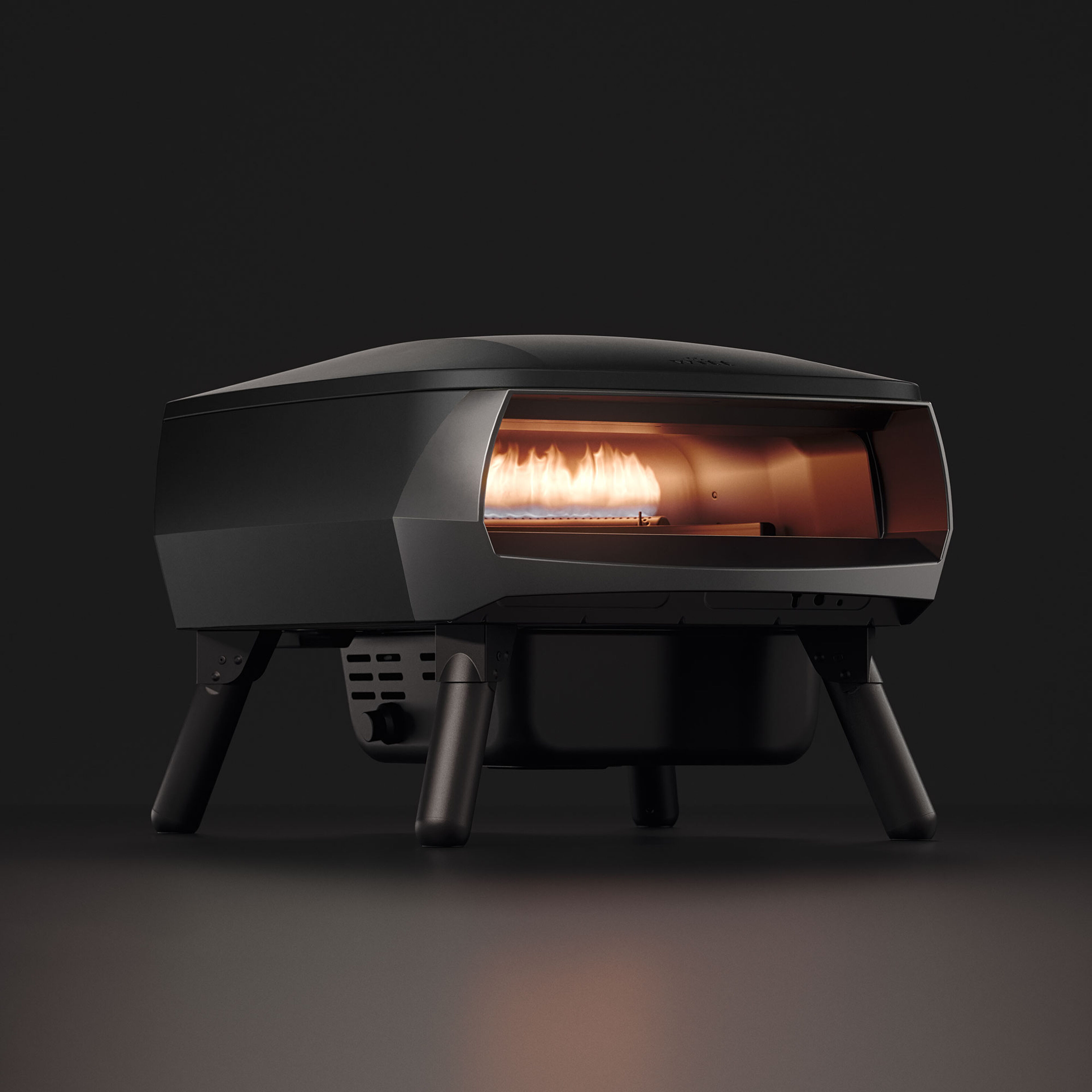 Witt Piccolo Rotante pizzaovn 13", svart