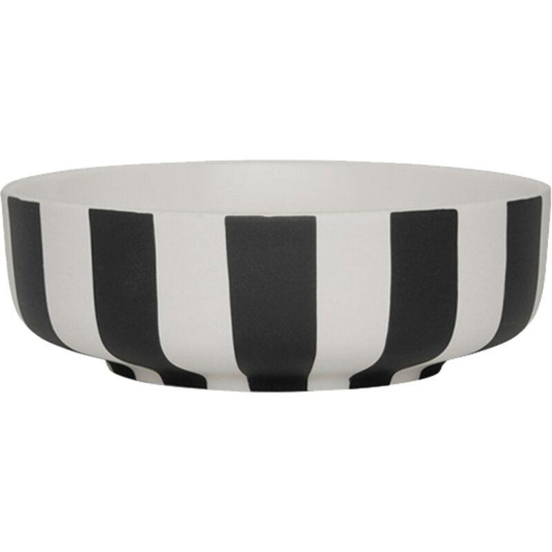 Toppu kulho small 13 cm, valkoinen/musta