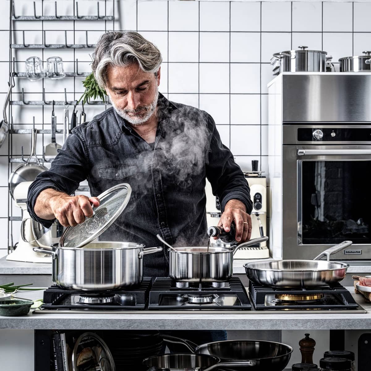 Cookware Collection -kattila, kannellinen, ruostumatonta terästä, 24 cm