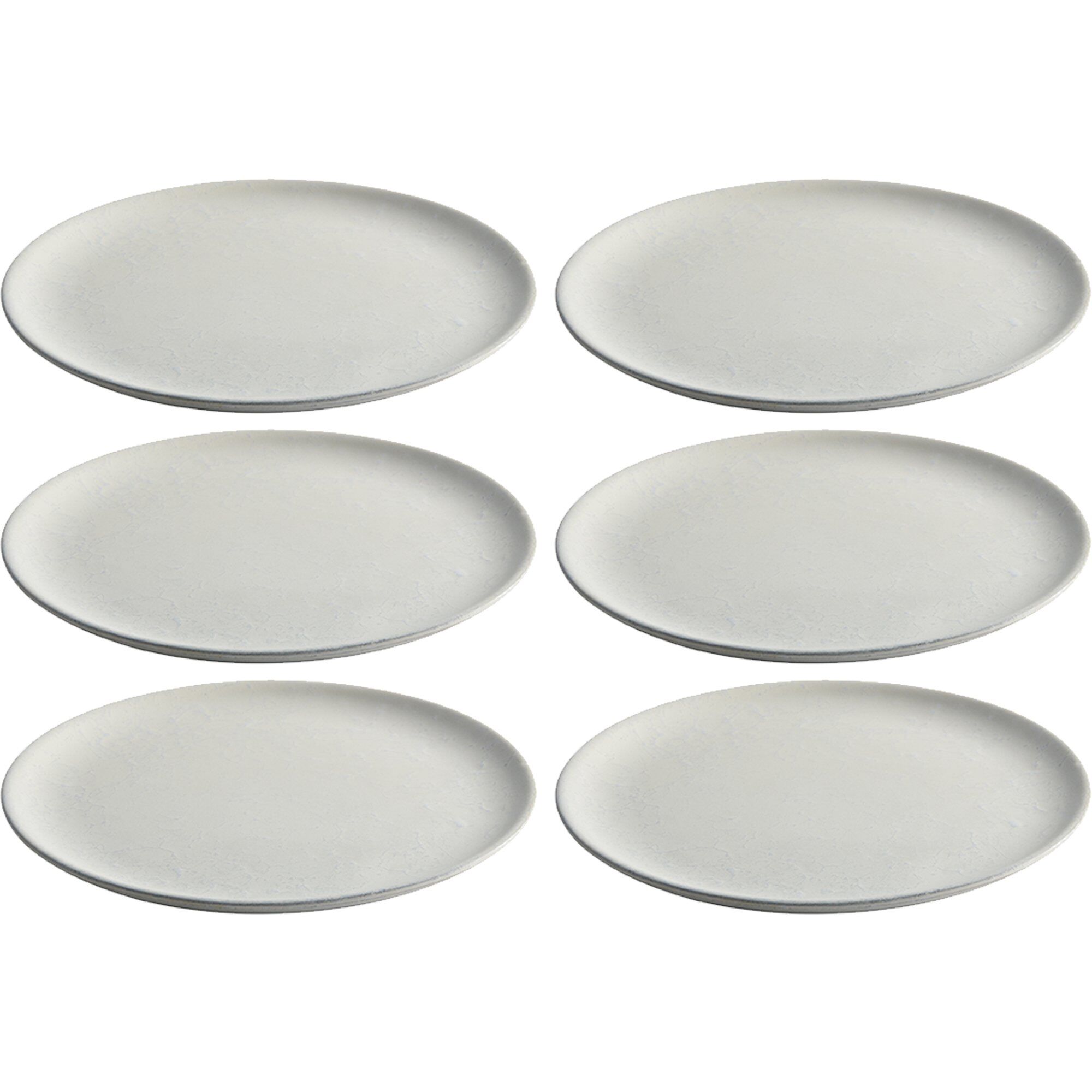 Aida RAW frokosttallerken 23 cm, arctic white, 6 stk.