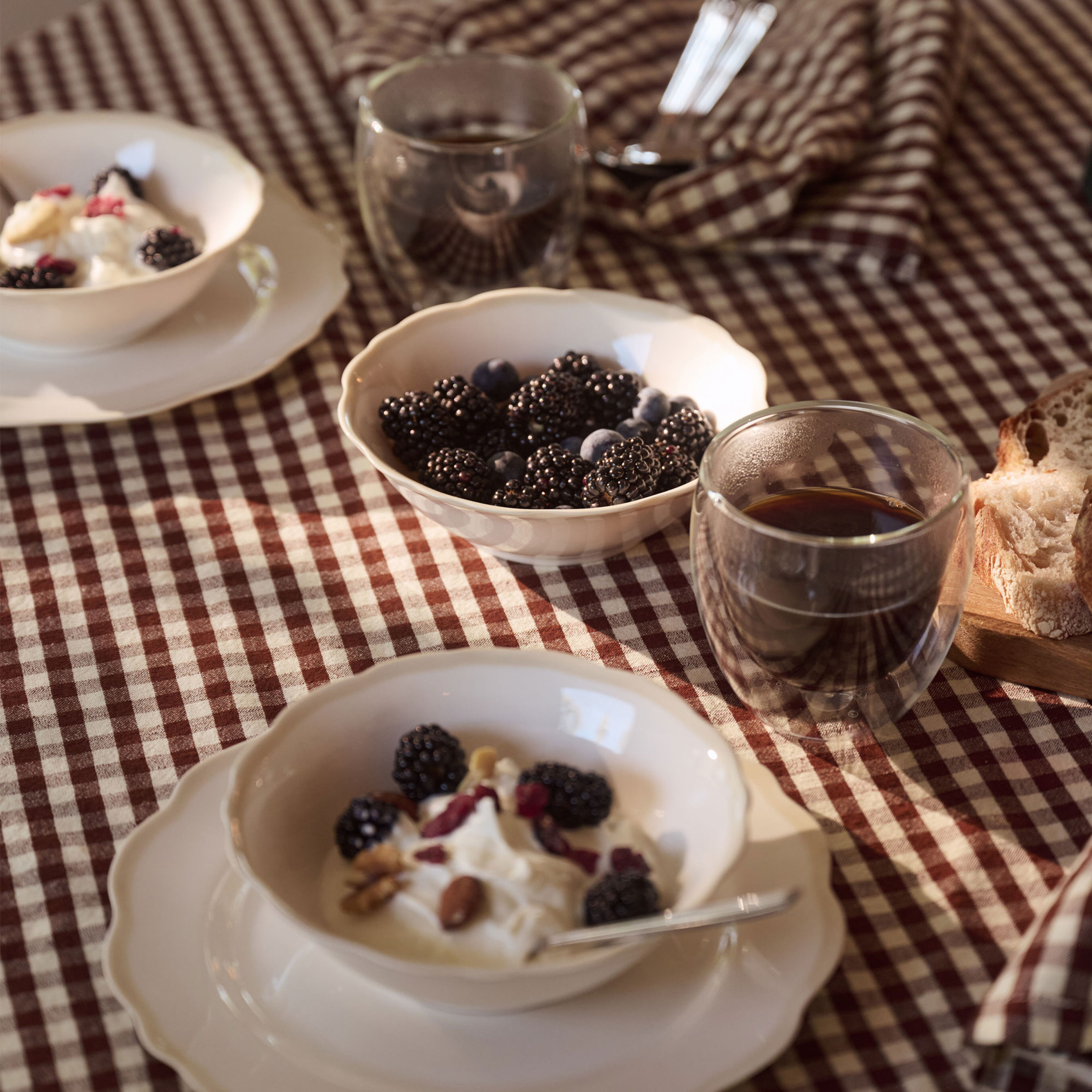 Oliva dug 140x240 cm, brun