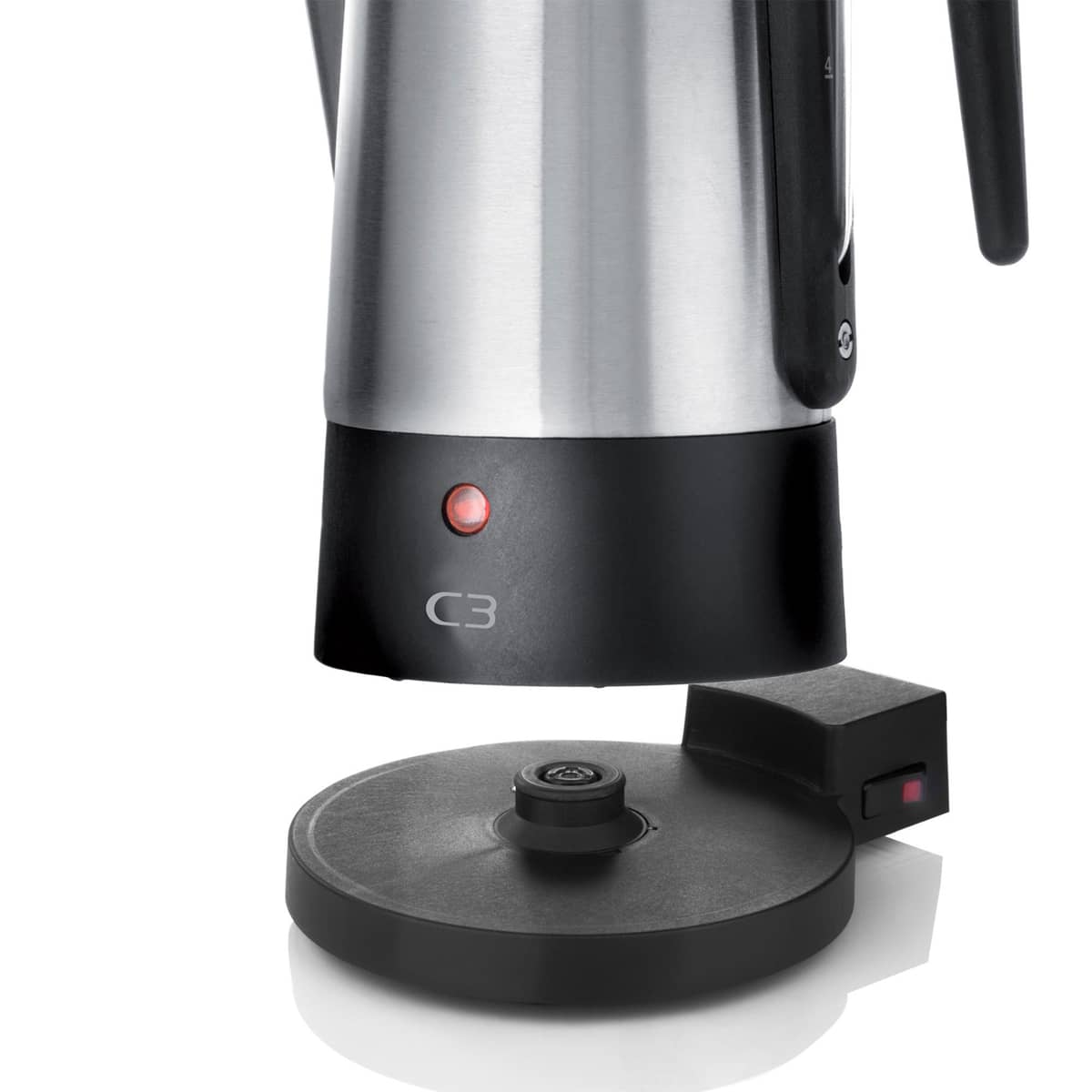 Design perkolator 6 kopper, rustfrit stål