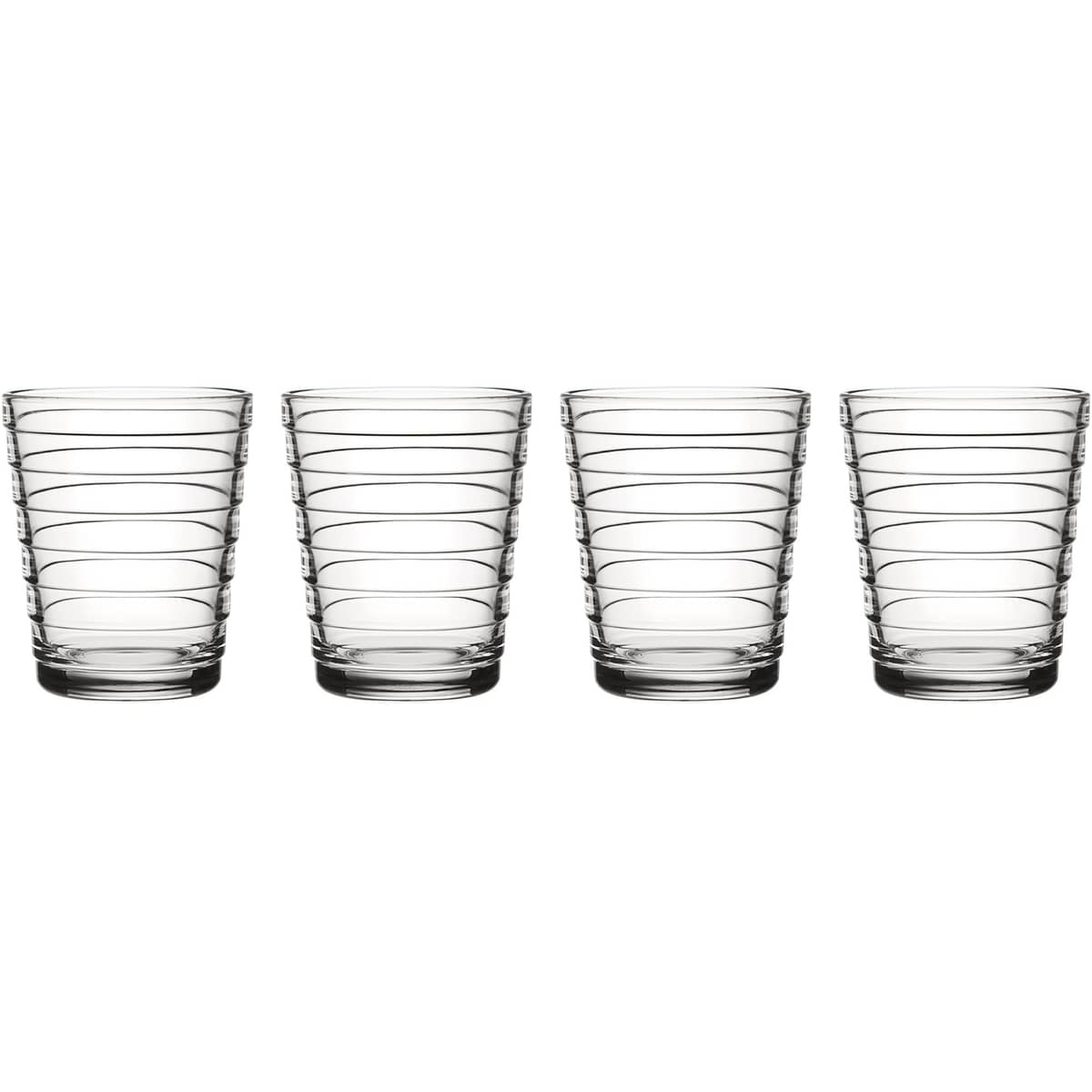 Aino Aalto Glass 22cl 4 stk, Klar