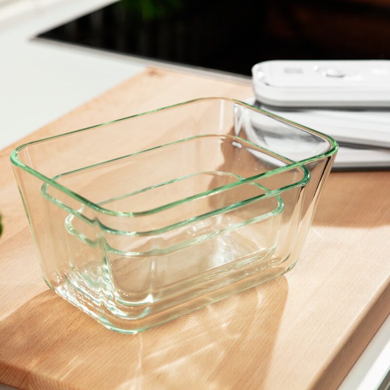 Fresh & Save vakuumlåda glas 3 st