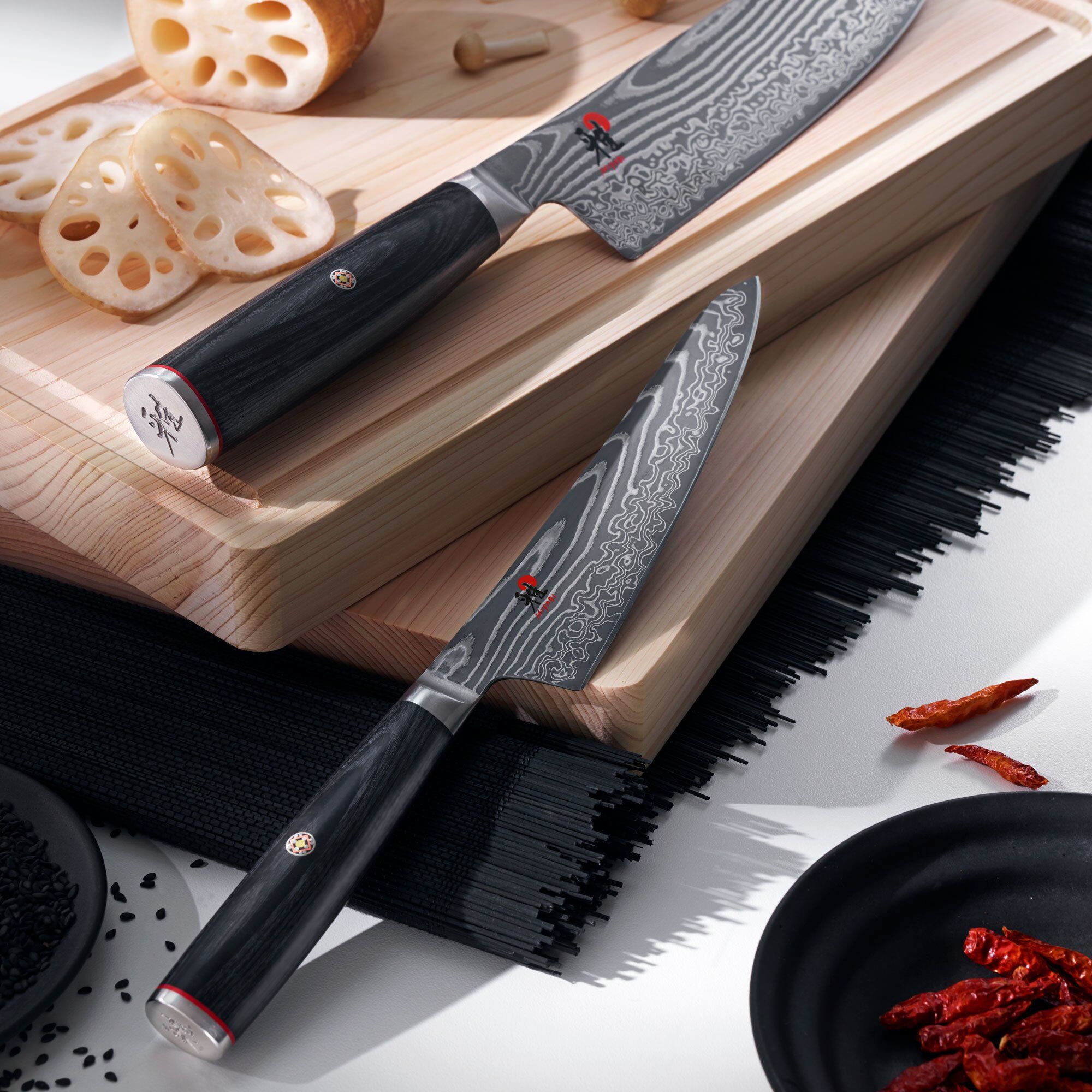 Alternativ bild 1 för Miyabi 5000FCD RAW knivset, Gyutoh 20 cm & Shotoh 11 cm