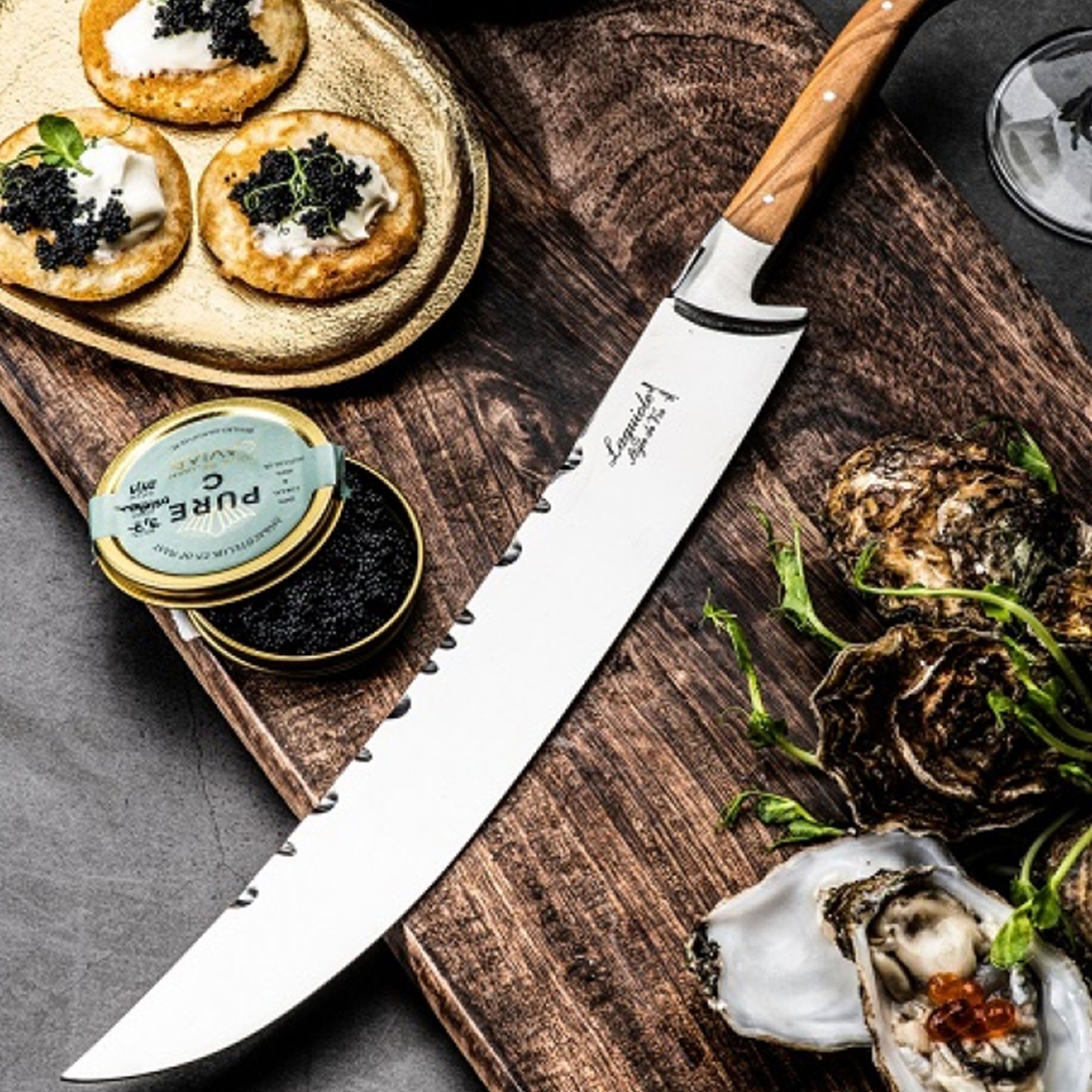 Laguiole Samppanjamiekka, oliivipuu