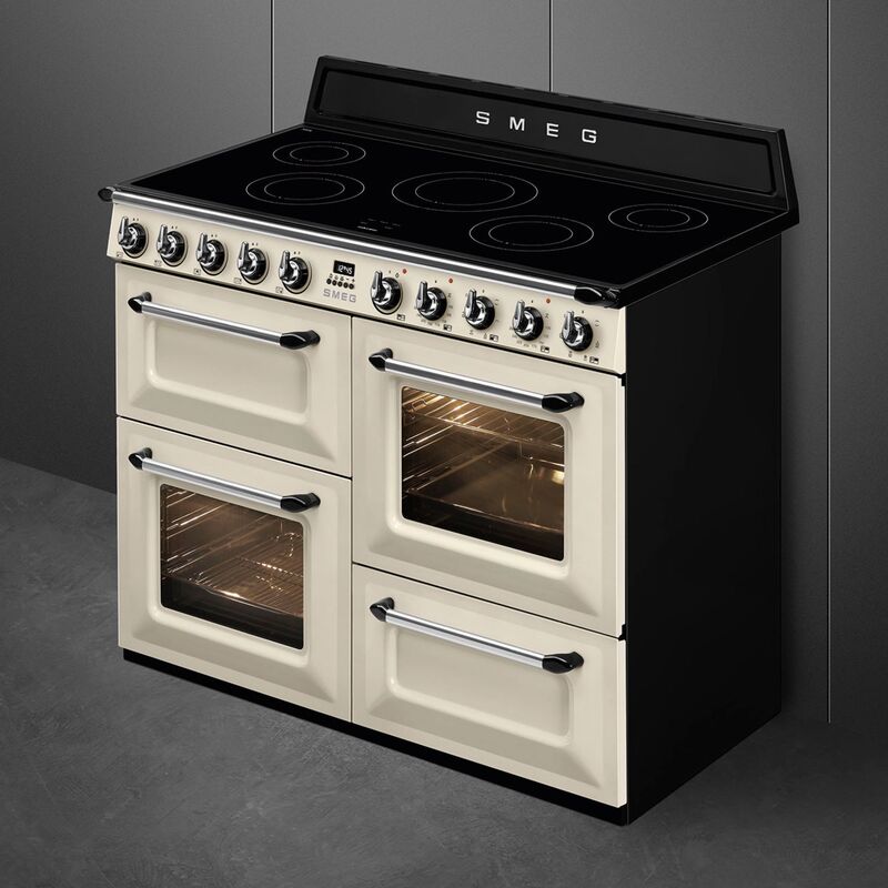 TR4110IP2 Victoria komfyr med 3 ovner 110 cm, creme