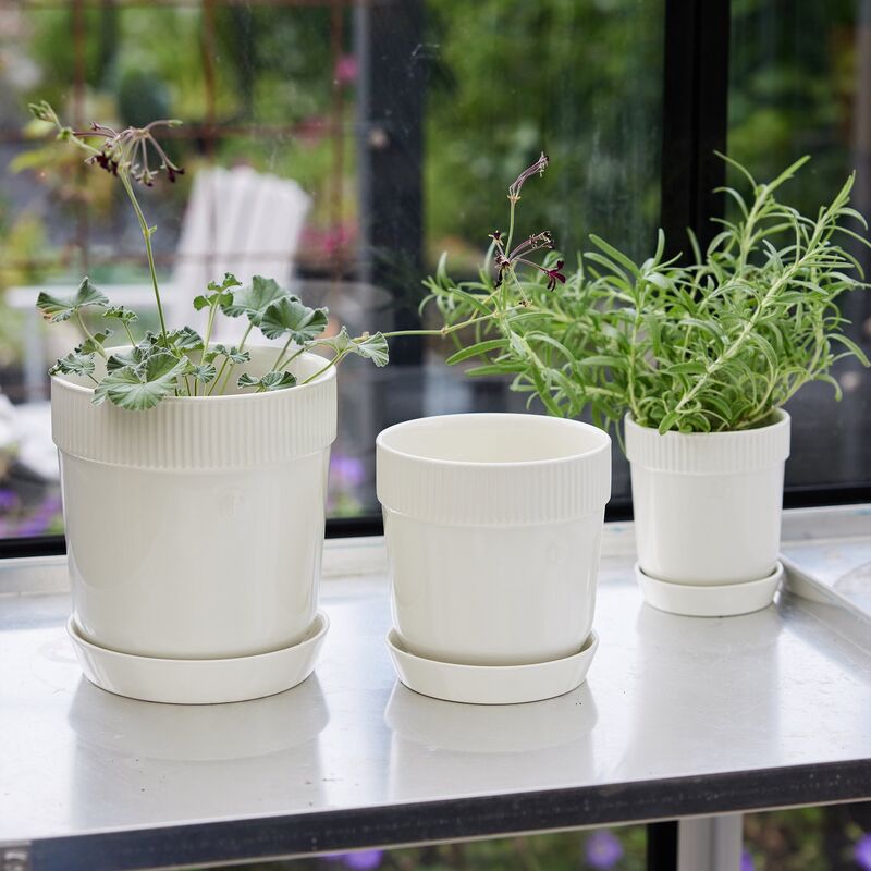 Elise lille krukke, hvid