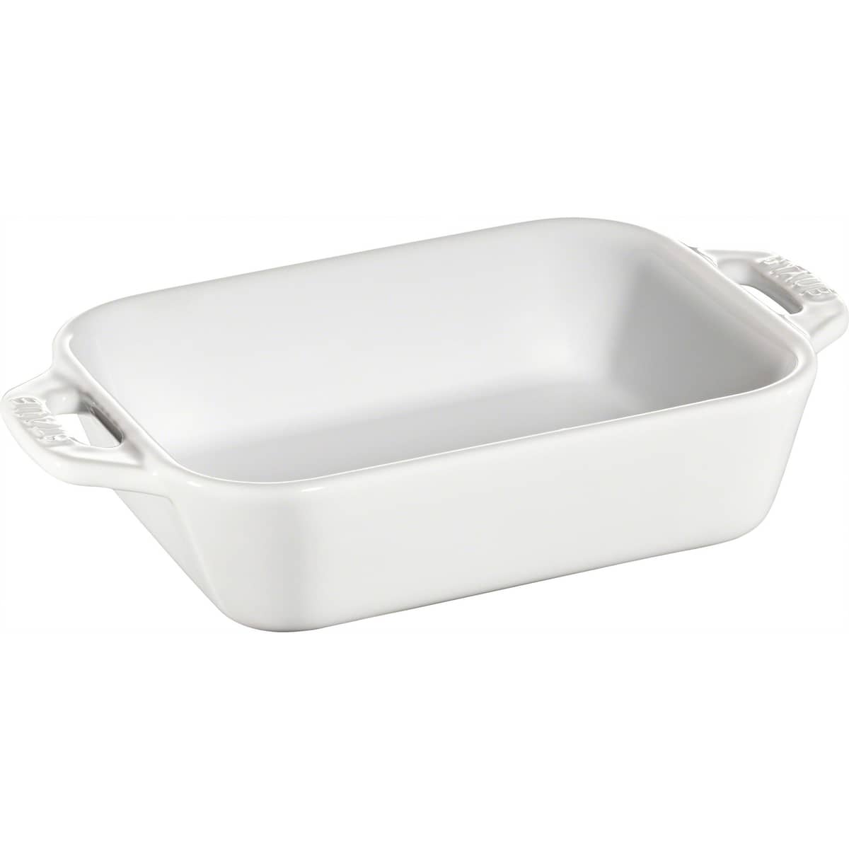 Rektangulær Ildfast Form 14 x 11 cm, Hvit