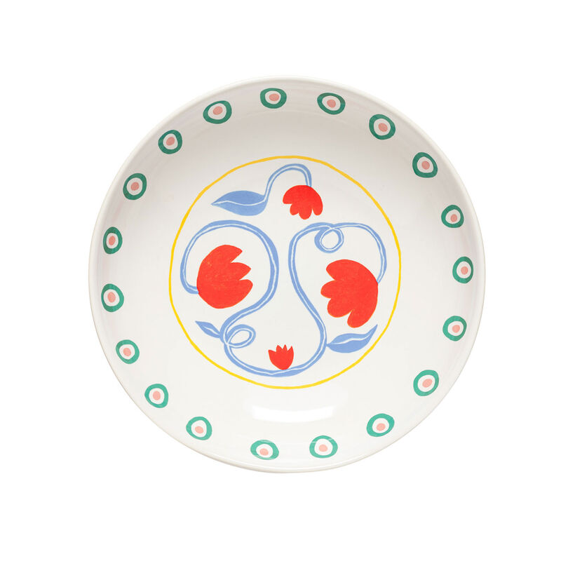 Costa Nova Sommer Blizz pastatallerken 23 cm, tulipan