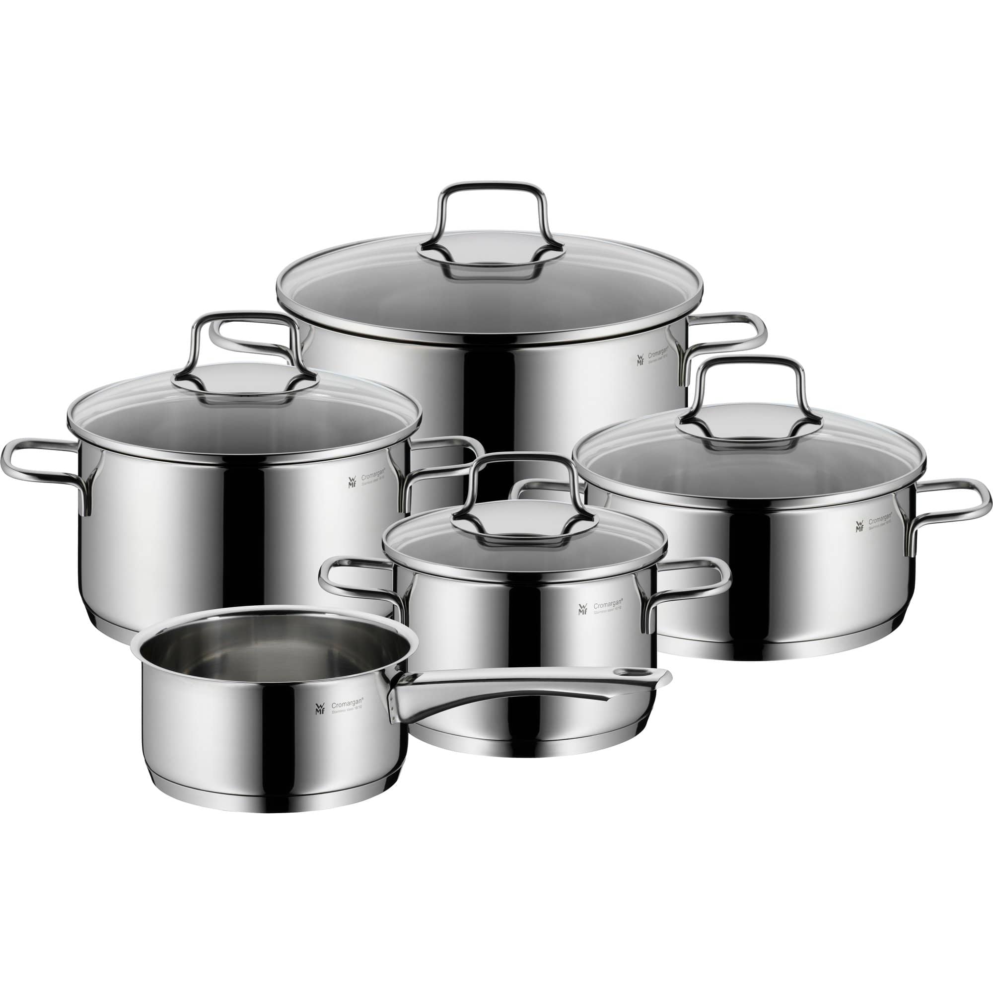 Astoria grytesett 5 deler Rustfritt stål