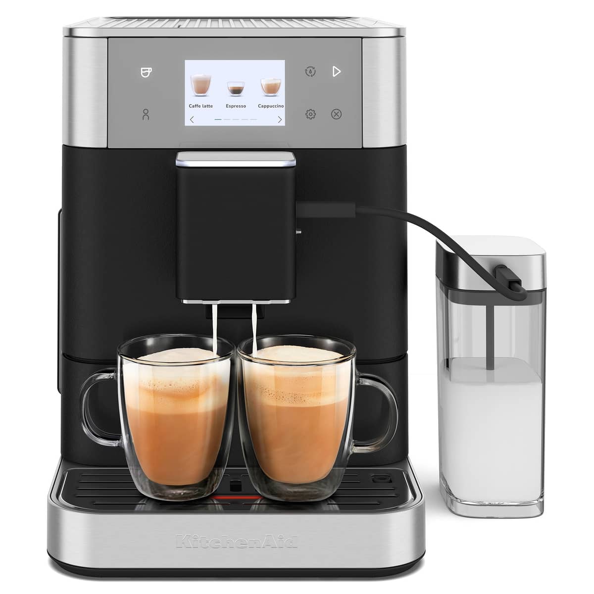 KF7 espressomaskine, cast iron black