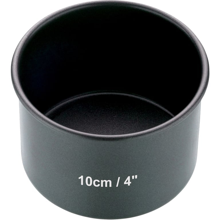 Rund Bakform löstagbar Botten Non-Stick D: 10 cm H: 7 cm