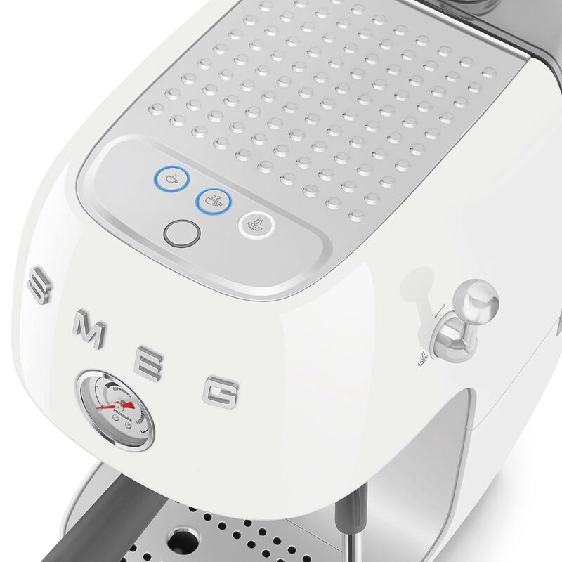 Manuell espressomaskin med Cold Brew, vit