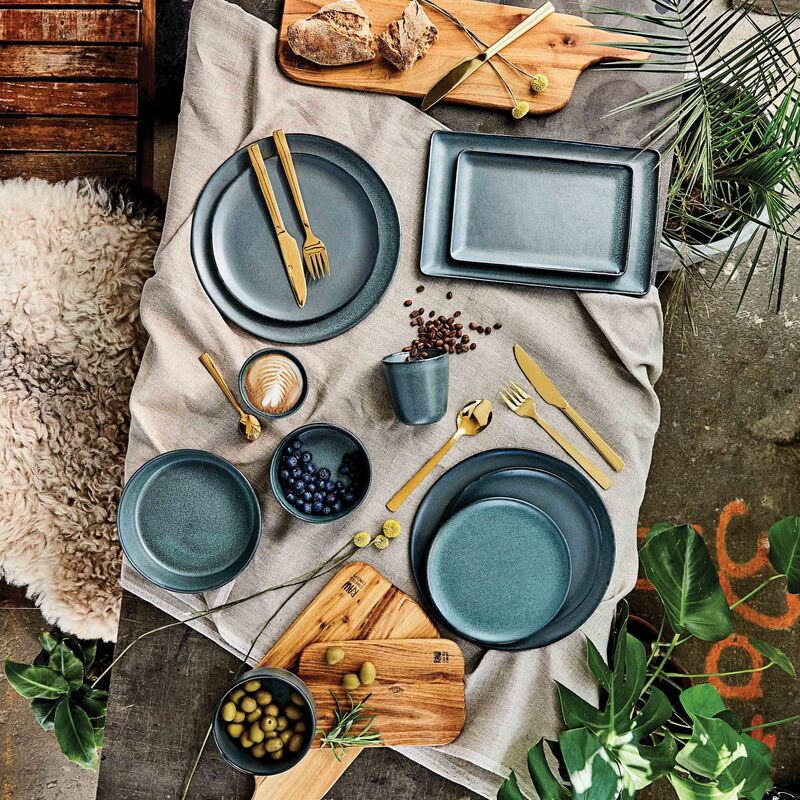 RAW Desserttallerken 20 cm 6 stk, Grønn 