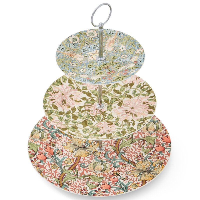 Kakkuvati, strawberry thief/honeysuckle/golden lily