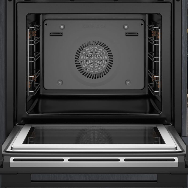 HM736G1B1 iQ700 indbygningsovn med mikroovn, sort