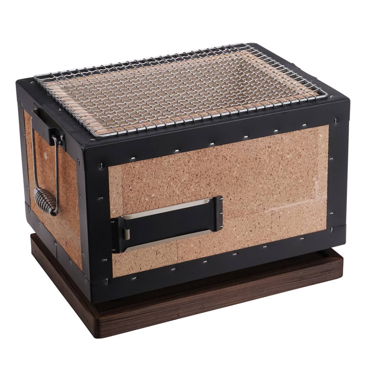 Konro bordgrill 31x23x20 cm, diatomite