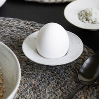 Pion eggekopper, hvit/grå, 4 stk