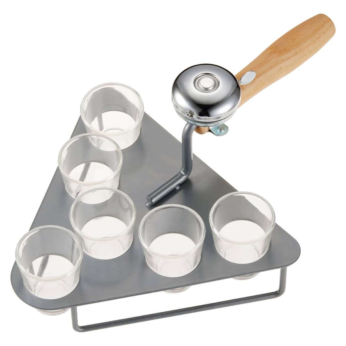 Mura murslev med ringklocka + 6 shotglas