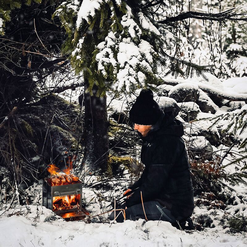 Vedeldad portabel spis 2