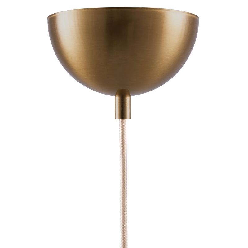 Iris pendel taklampa 25 cm, creme