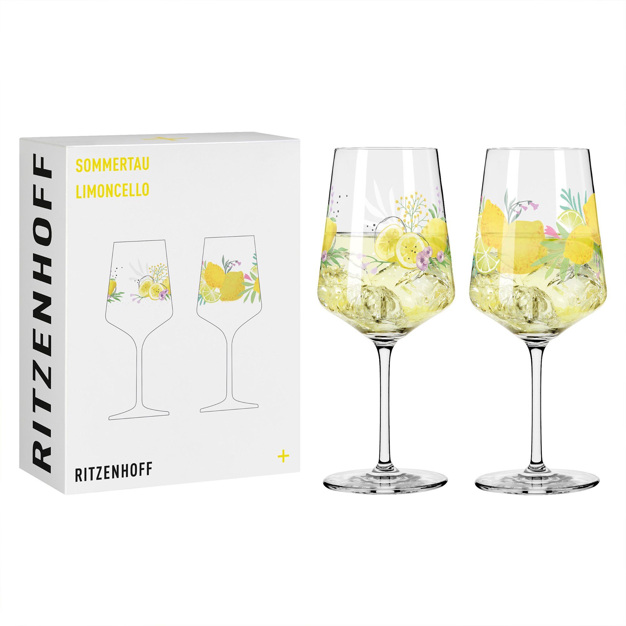 Alternativ bild 1 för Ritzenhoff  Sommertau Limoncello vinglas, 2 st
