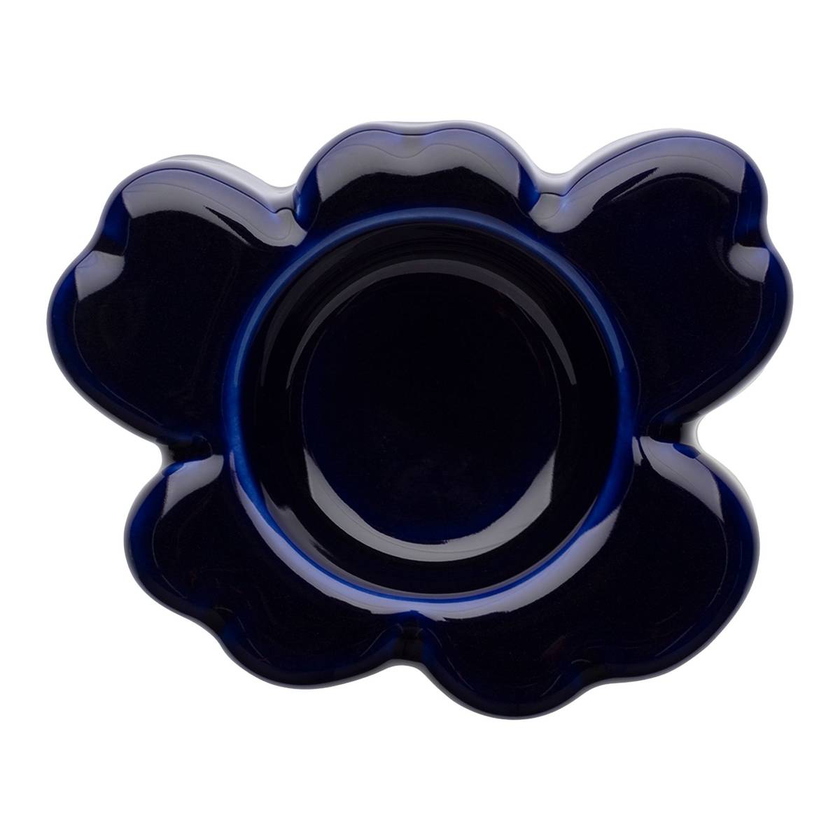 Unikko Shape lämpökynttiläpidike 10x3 cm, cobolt